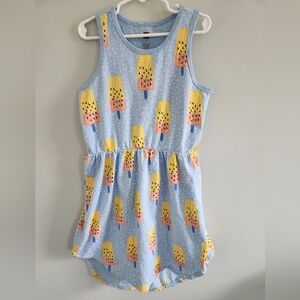 Tea Collection Blue Dress with Popsicle Print